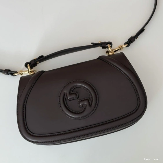Hyper Peter Gucci handle bag-27*17*7CM top Blondie small 0802
